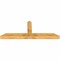 Ekena Millwork Portland Rough Sawn Timber Gable Bracket, Western Red Cedar, 84"W x 31"H x 6"D x 6"F, 9/12 Pitch GBW084X31X0606POR00RWR - alternate 2